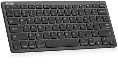 Arteck Ultra-Slim Bluetooth Keyboard Compatible with iPad 10.2-inch/iPad Air/iPad 9.7-inch/iPad Pro/iPad mini, iPhone and Other Bluetooth Enabled Devices Including iOS, Android, Windows, Black
