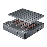 MAIWO 4 Bay M.2 NVMe SSD Enclosure with USB4 Port with SoftRAID with Cooling Fan, Support 1-to-3 Offline Clone, 40Gbps High Speed, Backward Compatible Thunderbolt 4/3