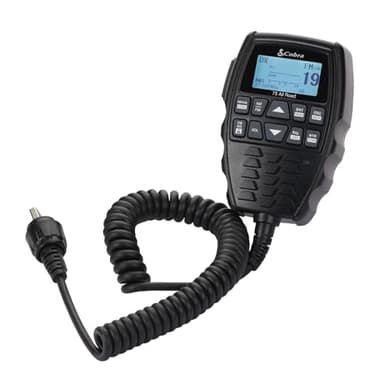 Cobra 75 All Road CB Radio Wireless Microphone with Bluetooth Connectivity - AM/FM, Waterproof, Pack of 1