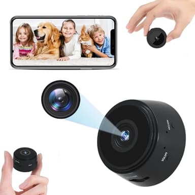 AUMMSI Camaras Espias Ocultas Mini Camera Spy Hidden Camera with Video Nanny Cam Hidden Wireless Camera, 1080P Home Security Surveillance Cameras with Motion Detection, Night Vision
