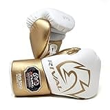 RIVAL Boxing RS100 Professional Lace-Up Sparring Gloves, Handcrafted with Super-Rich Microfiber PU, Ergonomically Designed to Perfectly Fit Your Hand