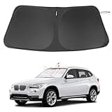 Windshield Sun Shade Custom Fit for 2011 2012 2013 2014 2015 BMW X1 E84 Accessories Foldable Sunshade Sun Blocker Protect Car from Sun Rays & Heat Damage Keep Car Cooler