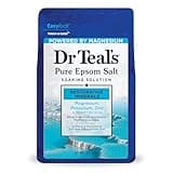 Dr Teal's Pure Epsom Magnesium Salt Soak, Restorative Minerals with Magnesium, Potassium & Zinc, 3 lbs