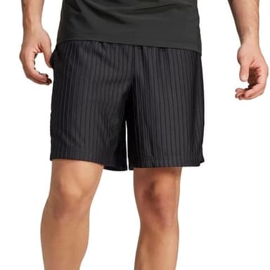 adidas 2-in-1 Men’s Tennis Shorts – Compression Liner, Stretch Fabric, AEROREADY Moisture-Wicking, Drawcord Waist & Pockets (US, Alpha, Medium, Regular, Regular, Standard, Black)