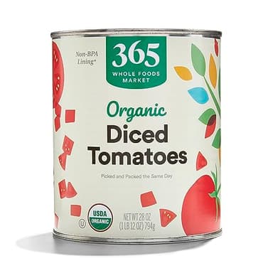 365 by Whole Foods Market, Organic Diced Tomatoes, 28 Ounce