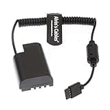 Alvin’s Cables DMW DCC12 GH5 Dummy Battery to Ronin S Gimbal Power Adapter Coiled Cable for DJI for Panasonic DMC GH5 GH4 GH3