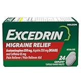 Excedrin Migraine Relief Caplets to Alleviate Migraine Symptoms - 24 count