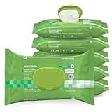 McKesson Flushable* Adult Wet Wipes – 576 Wipes (6 Pack of 96) – Aloe & Vitamin E, Plant-Based Cleansing Wipes, Scented