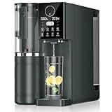 Reverse Osmosis Water Filter, Water Purifier, 8-Stage RO Filtration System, Portable Water Purifier Countertop for Kitchen, Office, RV, No Installation, Gray
