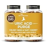Purge! Uric Acid Flush – Eat & Drink What You Want – Detox and Cleanse with Celery Seed Extract, Tart Cherry & Chanca Piedra for Effective Joint Support & Active Mobility – 120 Soft Vegan Capsules