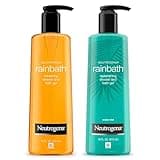 Neutrogena Rainbath Refreshing & Cleansing Shower & Bath Gel, Moisturizing Daily Body Wash & Shaving Gel for Soft Skin, Two Pack Including Ocean Mist & Original Scents, 16 fl. oz, 2 Pack