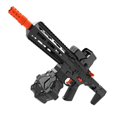 jumherd Gel Trace Fire Blaster,M416 Manual and Automatic Blaster Electric,Large Capacity with Drum,Goggles for Outdoor Activities,Ages 14 & Up