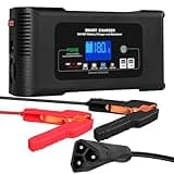 YHCHKJ Battery Charger, 48V-13Amp and 36V-18Amp Golf Cart Charger, Smart Car Battery Charger with LCD Display, Lithium,Lifepo4 Lead-Acid AGM/Gel/SLA Trickle Charger for EZGO RXV & TXT,3-Pin (Triangle)