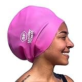 Sargoby Fitness Swim Cap for Dreadlocks and Braids Designed for Voluminous and Bulky Hairstyles Like Dreadlocks Braids Dreads Locs and Afros
