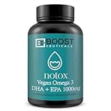 BoostCeuticals Algae Omega 1000mg Fish Oil Replacement - Vegan EPA DHA Omega 3 Supplement – Plant Based Omega-3 Fish Oil Alternative - Brain Health (60)