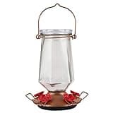 Perky-Pet 9109-1SR Crystal Top-Fill Glass Hummingbird Feeder – 28 oz, Bronze