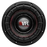 American Bass Usa 8" High Power Subwoofer, Cast Basket, 2.5" High Temp Voice Coil, 600w RMS/ 1200w Max