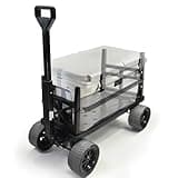 Mighty Max Tank - USA-Made Multi-Terrain Utility Cart Wagon/Cooler Cart Kit with Never-Flat Max Terrain Wheels, 250 lbs Capacity, Perfect for Fishing, Camping, Gardening, and More!