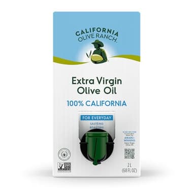 California Olive Ranch, 100% California Bag-in-Box Extra Virgin Olive Oil, 2L (Pack of 1)