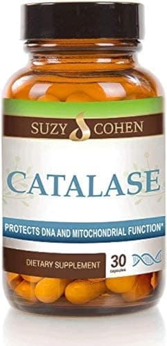 Script Essentials Suzy Cohen Catalase 12,500 CATu Dietary Supplement, Liver Enzyme, Neutralizes Hydrogen Peroxide, Supports Skin, Hair, and Overall Wellness, 30 Delayed-Release Capsules