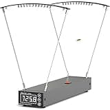 Ballistic Chronograph for Shooting, Precision Velocity Meter Measures Arrow Slingshot Airsoft Bullet Bow, with FPS/MPS Readings, Table Tennis Badminton Arrow Bullet Speed Chronograph