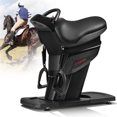 Electric Horse Riding Machine: 110V 20 Adjustable Speed Horse Riding Simulator Machine - 3D Simulation 8-Figure Motion Core Strengthening Health Fitness Equipment with 330lbs Load
