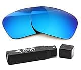 IKON LENSES Polarized Replacement Lenses For Oakley Drop Point Sunglasses (Ice Blue Mirror)