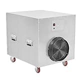Mounto 2000CFM Commercial Air Purifier Negative Air Scrubber- High Air Flow Hepa Filter, Aluminum Housing, 2 Speed, Filter Change Reminder