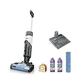 Shark Wet Dry Vacuum Mop All-in-One Cordless Hardfloor Cleaner, HydroVac MessMaster, 3-in-1 Self-Cleaning System, Strong Suction with 2 Brushrolls & 2 Solutions, for Hard Floors & Area Rugs, AW261
