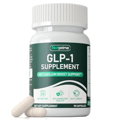 Natprime GLP-1 Supplement for Women & Men - Natural GLP 1 Support Glp Activate Glp1 Booster for Appetite Suppressant, Immune, Gut, Metabolism, Energy, GLP-1 Levels & Overall Health - 90 Capsules