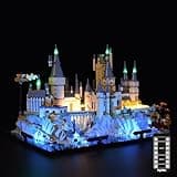 LightGo LED Lighting Kit Designed for Harry Potter Compatible with Lego Hogwarts Castle 76419 Building Set - Not Include Model（Remote Version）