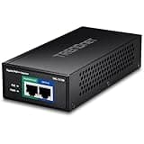 TRENDnet Gigabit PoE++ Injector, Supplies PoE (15.4W), PoE+ (30W), or PoE++ (60W), Network A PoE Device Up to 100m(328 ft), Supports IEEE 802.3af,802.at, Plug & Play, Black, TPE-117GI