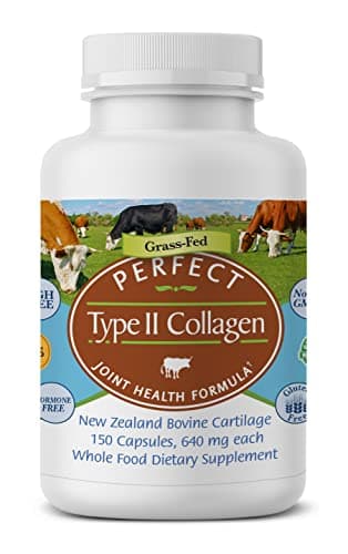 Perfect Supplements – Perfect Type II Collagen – 150 Capsules – All Natural Type II Collagen – Pasture Raised – Joint Health Support