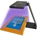 ANGOO LED Exposure Unit for Screen Printing - Foldable Design, 1-999s Adjustable Exposure Time for Screen Printing Plate Making and Cyanotypes (50W)