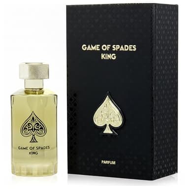 Jo Milano Game of Spades King Parfum Spray | 3.4 oz (100ml) | Vanilla, Amber, Sweet, Citrus, White Musk Scent | Long Lasting Fragrance for Men