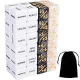 48 Pieces Abilities Keywords Counter Dice Plus One MTG Dice Counters Creature Stats Buff Tokens Dice Set for Magic The Gathering, MTG, TCG, Card Games Accessories