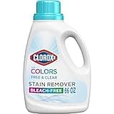 Clorox 2 for Colors Stain Remover & Laundry Additive, Free and Clear, 66 Fl Oz (Pack May Vary)