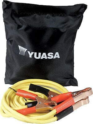 Yuasa Jumper Cables for ATV/Snowmobile/Jetski/Motorcycle/Car/Heavy Duty 8 ft YUA00ACC07