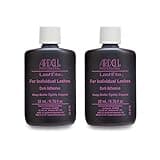 Ardell LashTite Lash Adhesive, Dark Eyelash Glue for Individual Lashes - Long-Lasting Waterproof Lash Glue, 0.75 oz, 2 Pack