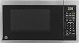 GE GCST09N1WSS Microwave Oven, 900-watt 7 Auto Cooking Settings, Kitchen Essentials for The Countertop, Dorm Room or Apartment, Child-Lock Technology 0.9 Cu. Ft, Stainless Steel