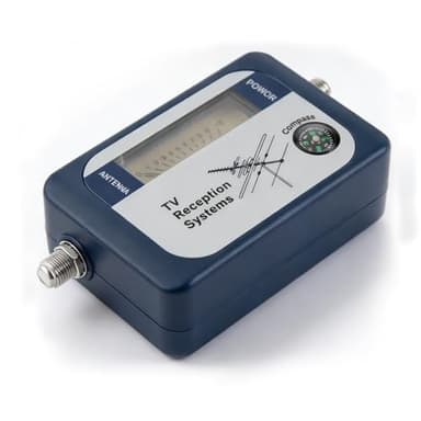 DVB-T TV Antenna Signal Finder with Compass - OTA TV Signal Strength Meter for Antenna Alignment & Installation(Blue)