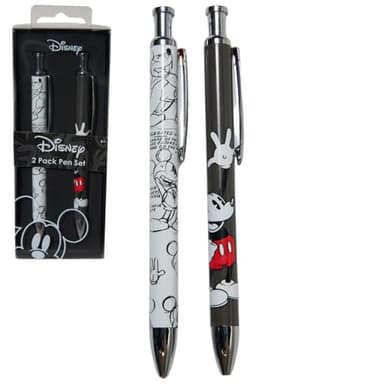 Disney Mickey Mouse Pens, 2 Pack Mickey Mouse Pen Set, Cute Pens for Kids and Adults