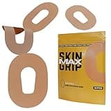 Skin Grip MAX Adhesive Patches for Dexcom G6 CGM – Pre-Cut, Non-Fraying, Extreme Adhesive Medical Tape – Continuous Glucose Monitor Sensor Cover, Waterproof & Sweatproof for 10-14 Days – 10 Pack, Tan