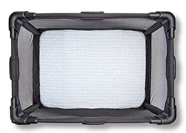 4moms Breeze Playard Sheets, Machine Washable, Soft, Plush, Waterproof Fabric, Grey Beads