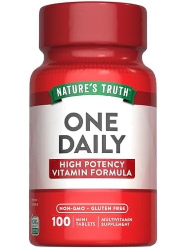 Nature's Truth One Daily Multivitamin | 100 Mini Tablets | for Men and Women | Non-GMO & Gluten Free Supplement
