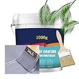 300/1000g Polyurethane Waterproof Coating,Waterproof Leak Repair Give 2-in-1 Sealant,Eco Friendly Waterproof Sealant for Roofs,Walls,Garden,Gutter,Concrete Repair Outdoor Waterproof (Gray,32 OZ)