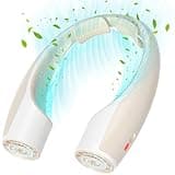 Rohent Personal Neck Fan Portable: Faster Cooling Fans That Blow Cold Air Ultra Quiet - High Velocity USB Rechargeable Cordless Fan Gifts for Women - Beige