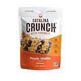 Catalina Crunch Maple Waffle Cereal | Low Carb, Sugar Free, Gluten Free | Vegan, Plant Based Protein | Breakfast Protein Cereals | Keto Friendly Food