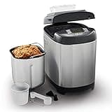 Oster Bread Maker with ExpressBake | 2 Pound Capacity,Grey