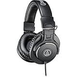 Audio-Technica ATH-M30x Professional Studio Monitor Headphones, Black